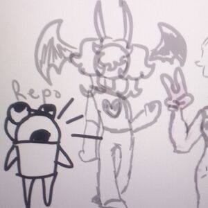 Abstract Character Art Print